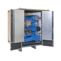Roots Blower in an acoustic enclosure - Blowers for Africa